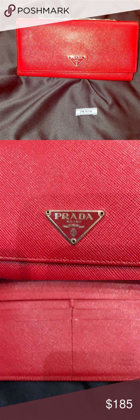 original prada wallet logo|authentic prada wallet.